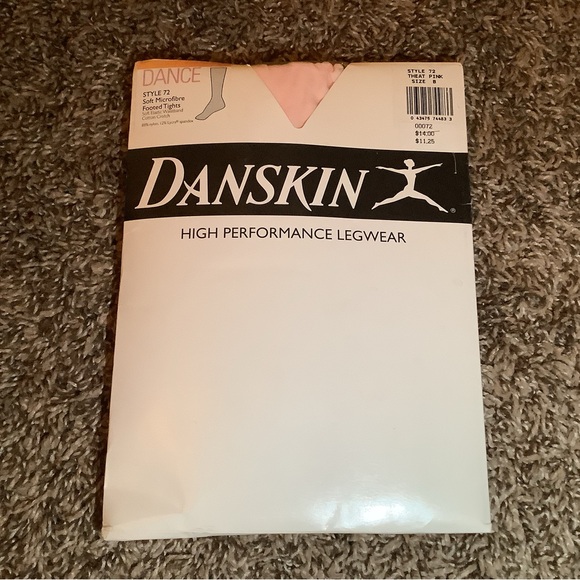 Danskin soft microfibre footed tights, color pink, size: B - Picture 1 of 12